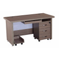 Melamine office desk for stuff with mobile drawer